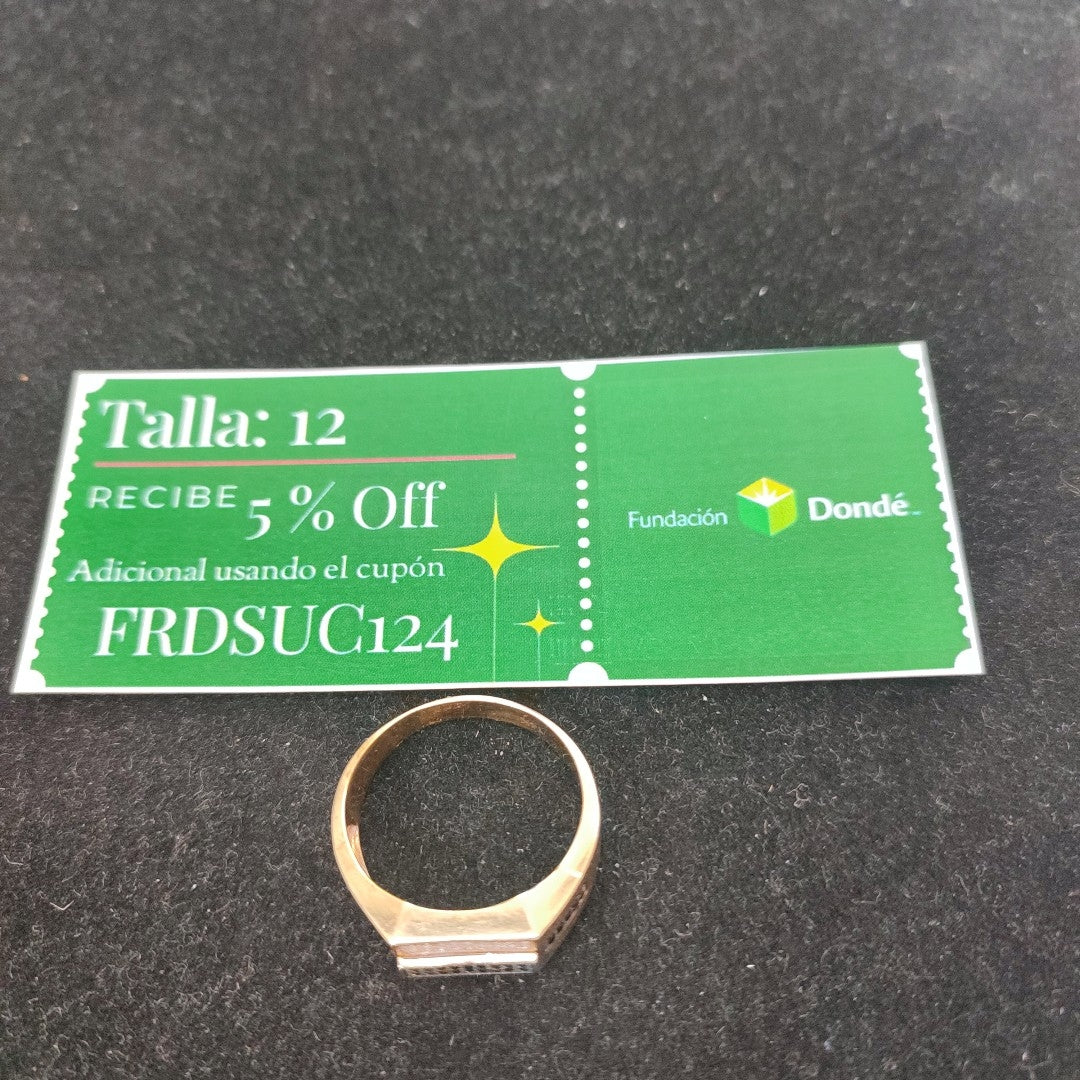 ANILLO ORO 14 K 6.3 GRMS (SEMINUEVO)