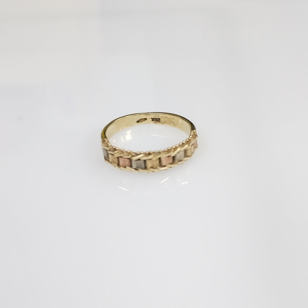 ANILLITO ORO, ORO COMBINADO 14 K 2.8 GRMS (SEMINUEVO)