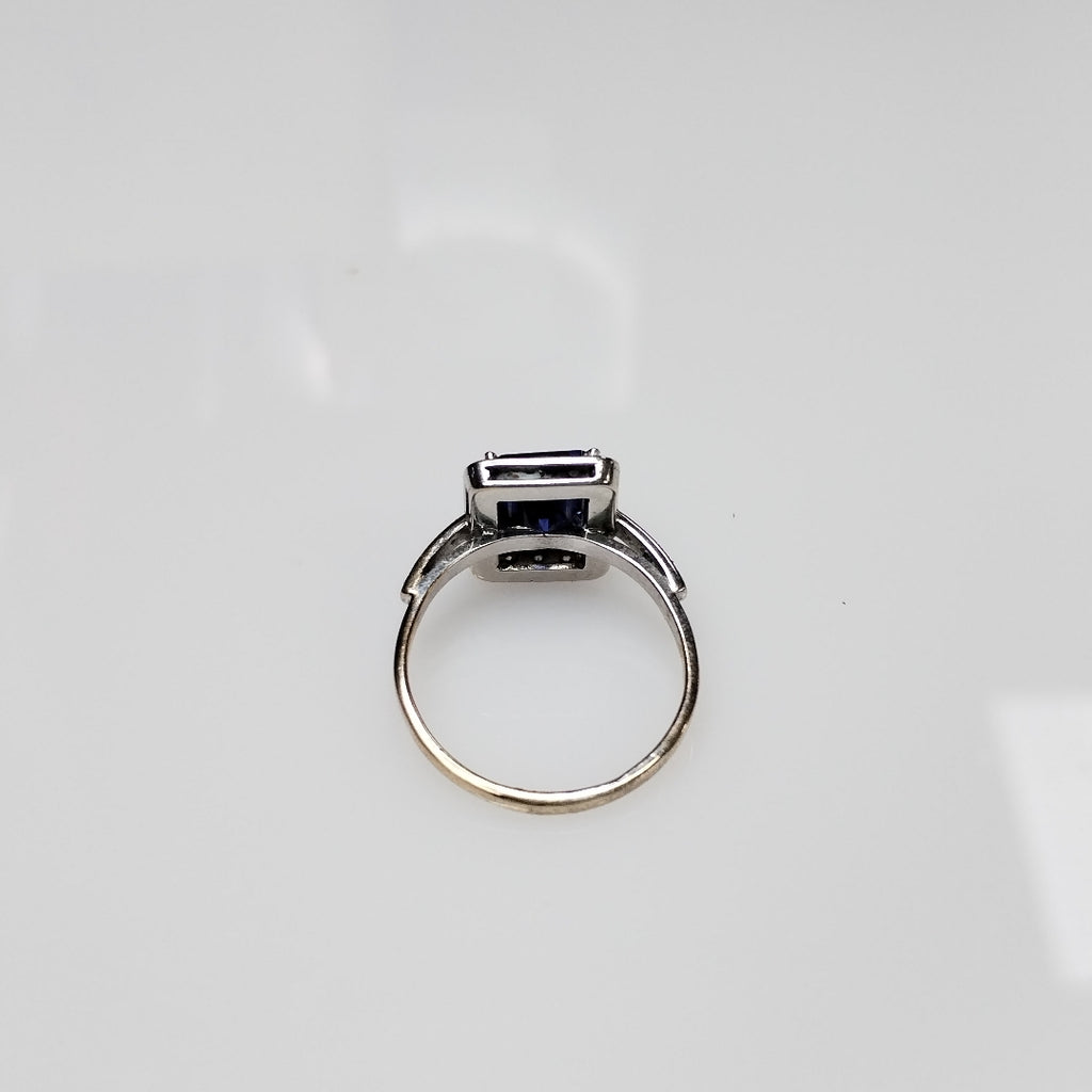 ANILLITO ORO, ORO BLANCO 14 K 4.1 GRMS (SEMINUEVO)