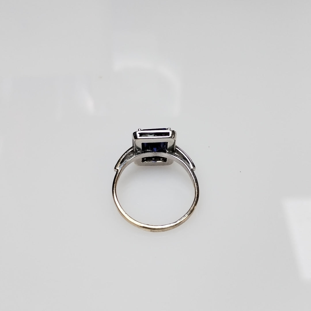 ANILLITO ORO, ORO BLANCO 14 K 4.1 GRMS (SEMINUEVO)