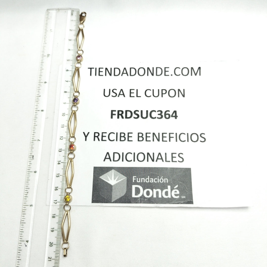 PULSERA ORO 14 K 8,70 GRMS (SEMINUEVO)