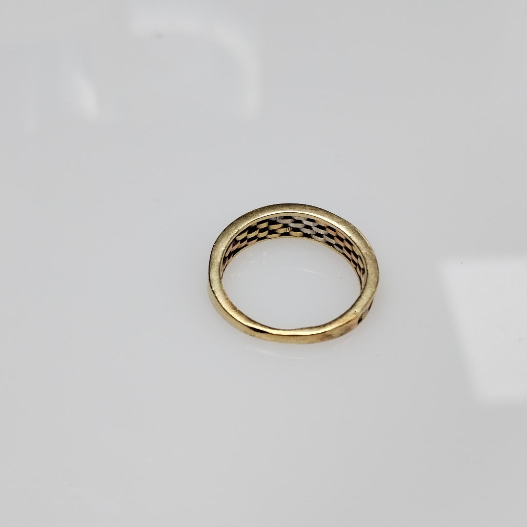 ANILLITO ORO COMBINADO 14 K 2.8 GRMS (SEMINUEVO)