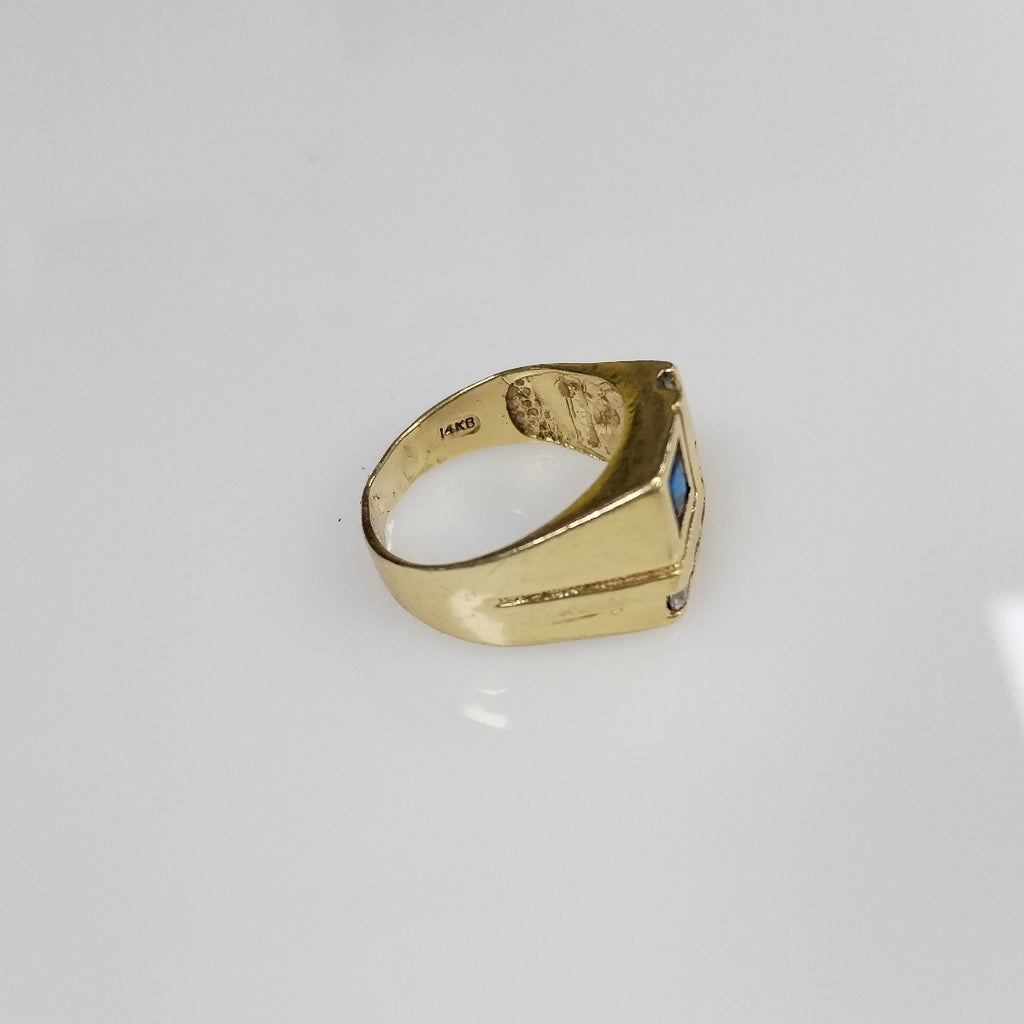 ANILLO ORO 14 K 7.3 GRMS (SEMINUEVO)
