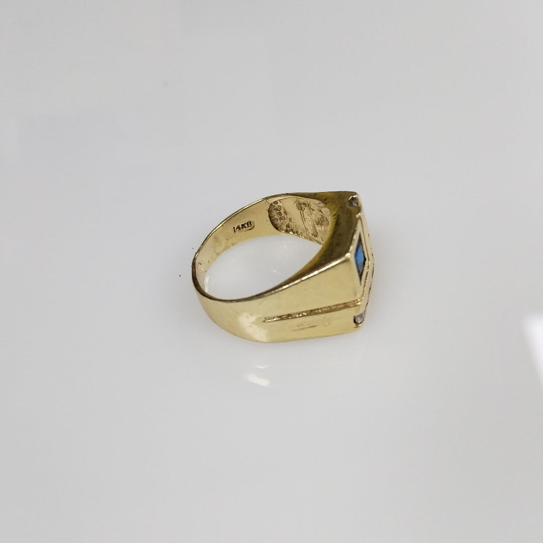 ANILLO ORO 14 K 7.3 GRMS (SEMINUEVO)