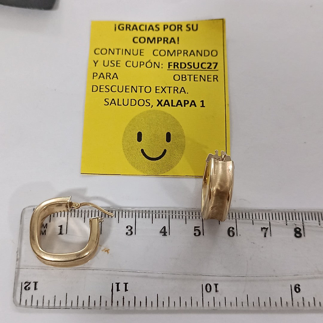ARRACADAS PAR ORO 14 K 3,00 GRMS (SEMINUEVO)