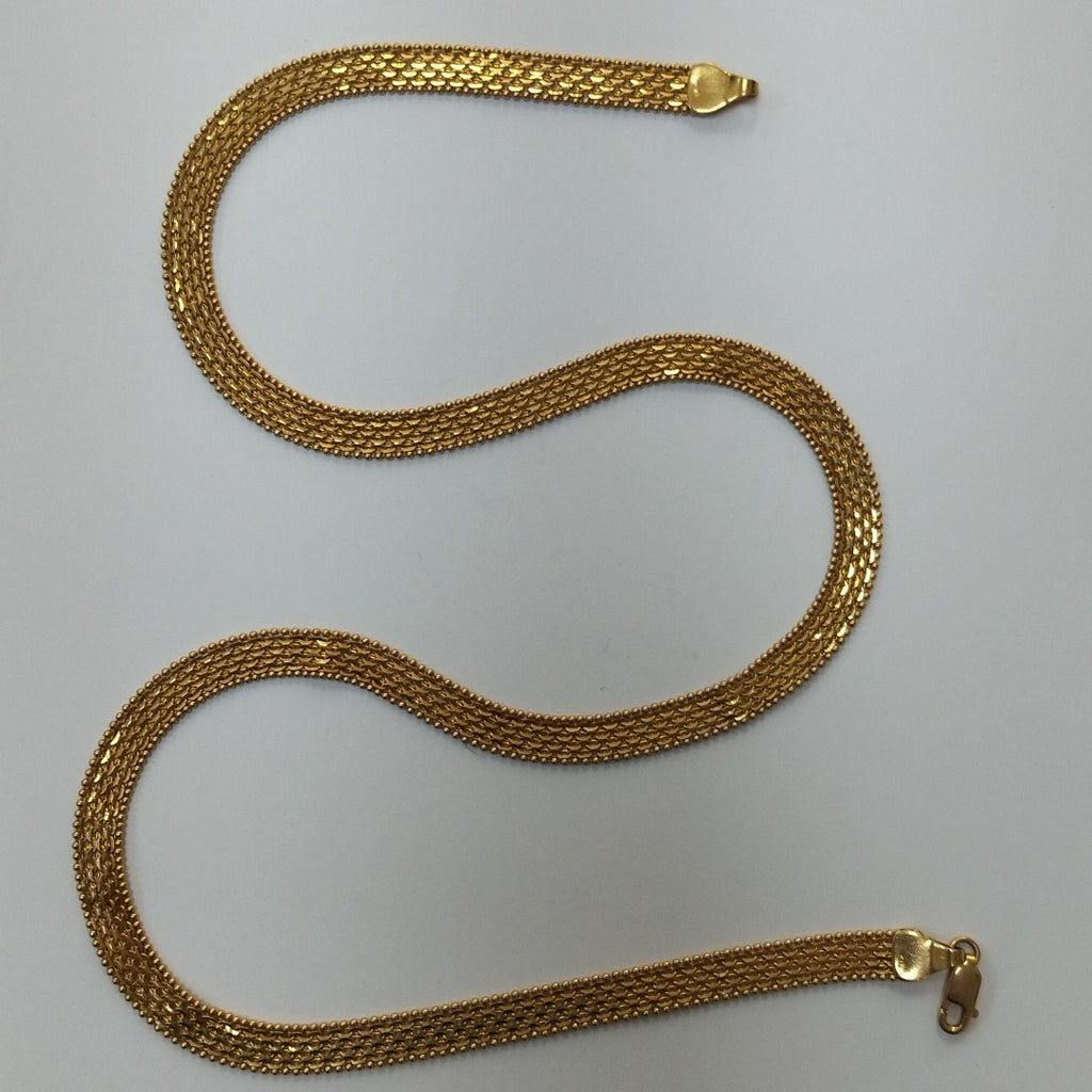 GARGANTILLA ORO 21 K 17.3 GRMS (SEMINUEVO)