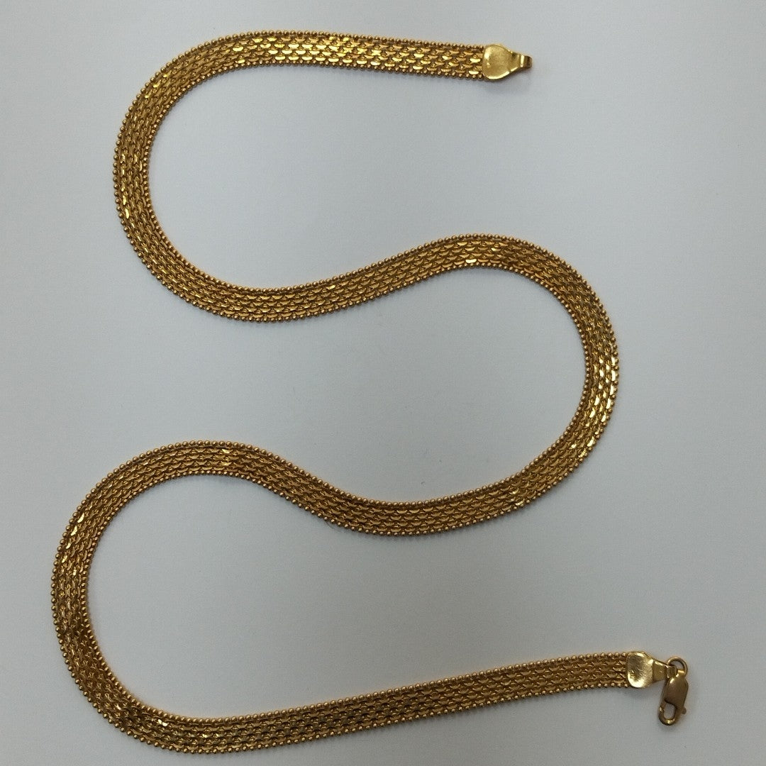GARGANTILLA ORO 21 K 17.3 GRMS (SEMINUEVO)