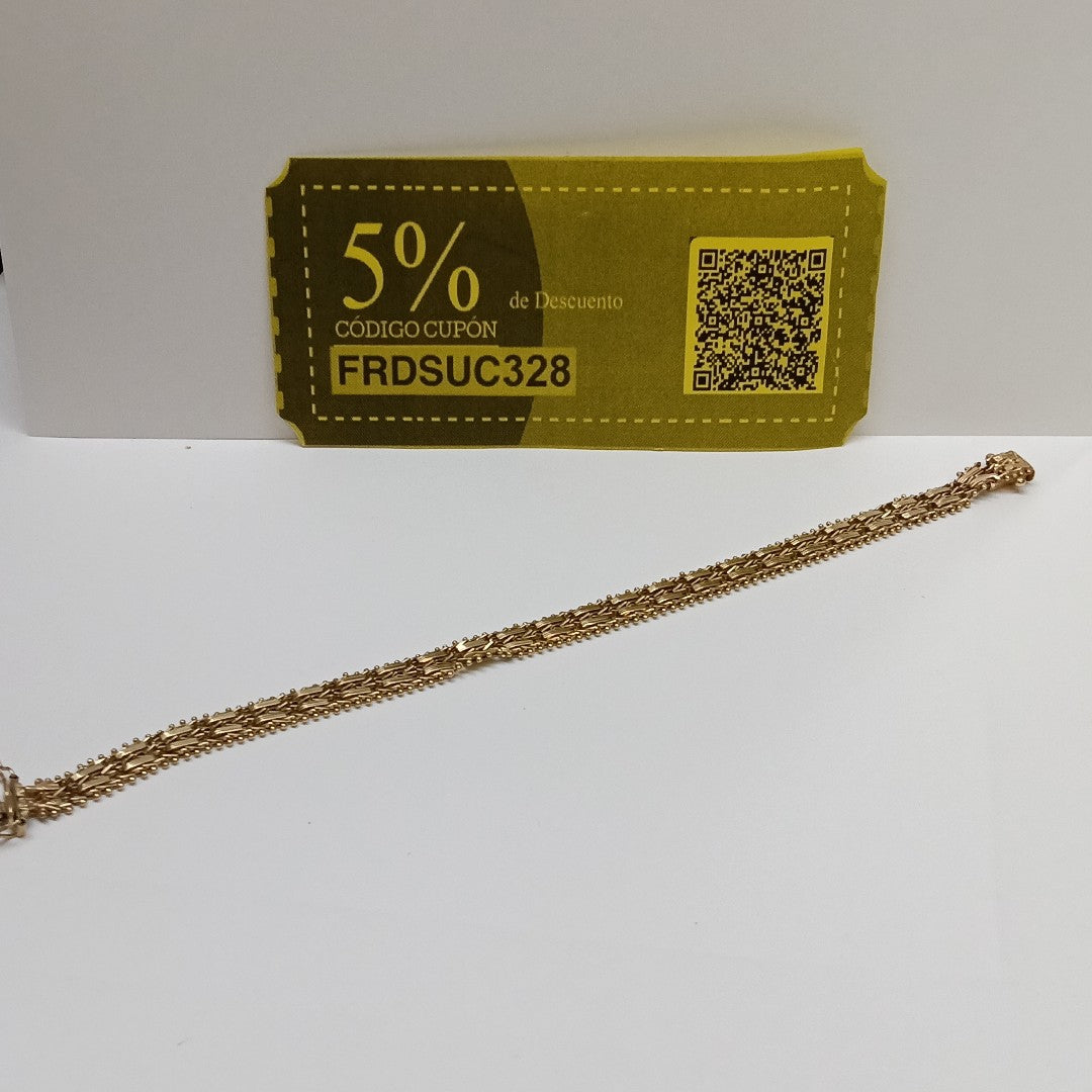 PULSERA ORO 14 K 16.9 GRMS (SEMINUEVO)