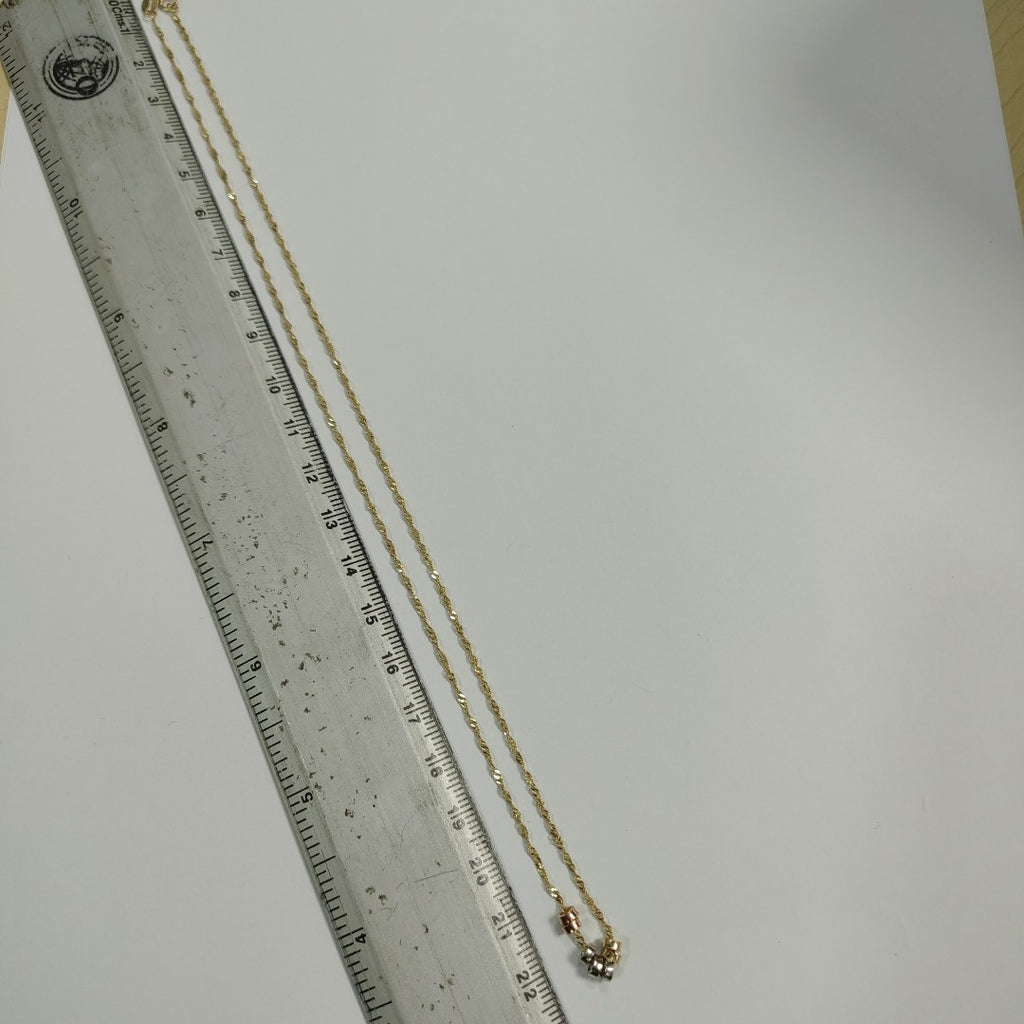 GARGANTILLA ORO,ORO COMBINADO 10 K 1,60 GRMS (SEMINUEVO)