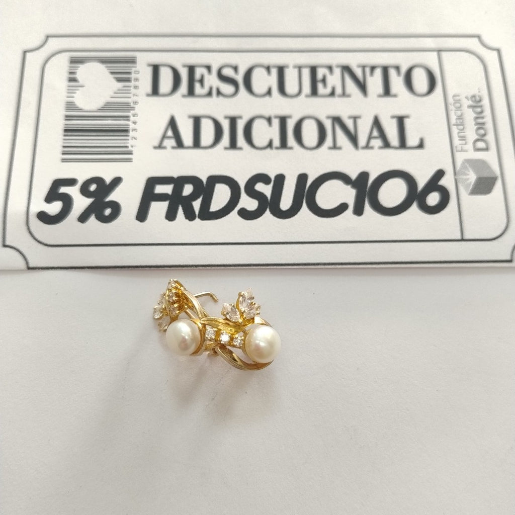 ARETES PAR ORO 10 K 5,90 GRMS (SEMINUEVO)