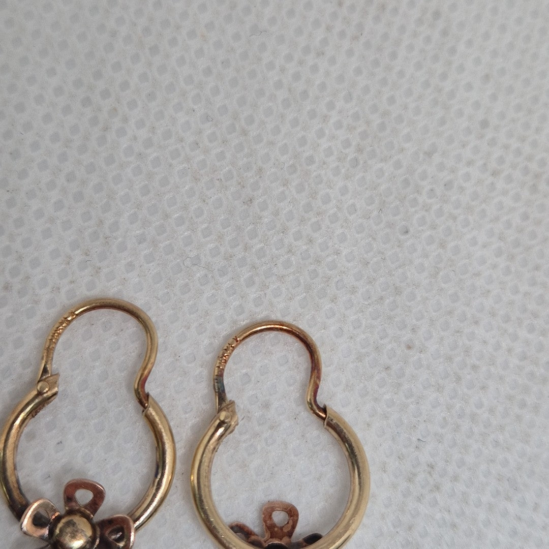 ARETES PAR ORO 10 K 0,90 GRMS (SEMINUEVO)