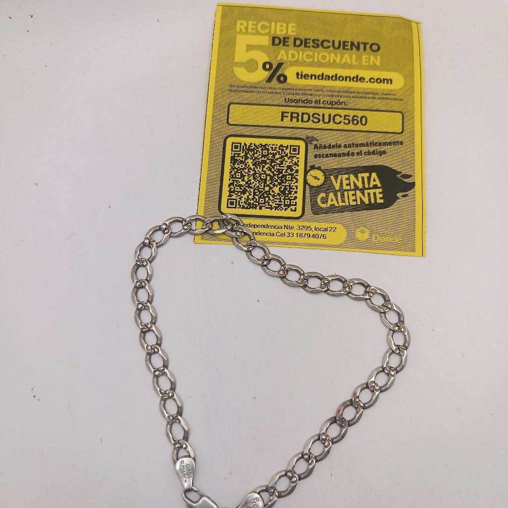 PULSERA PLATA 8,20 GRMS (SEMINUEVO)