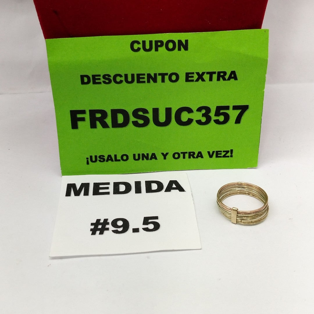 ANILLITO ORO, ORO COMBINADO 10 K 2.9 GRMS (SEMINUEVO)