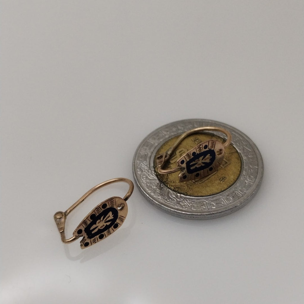 ARETES PAR ORO 8 K 1.2 GRMS (SEMINUEVO)