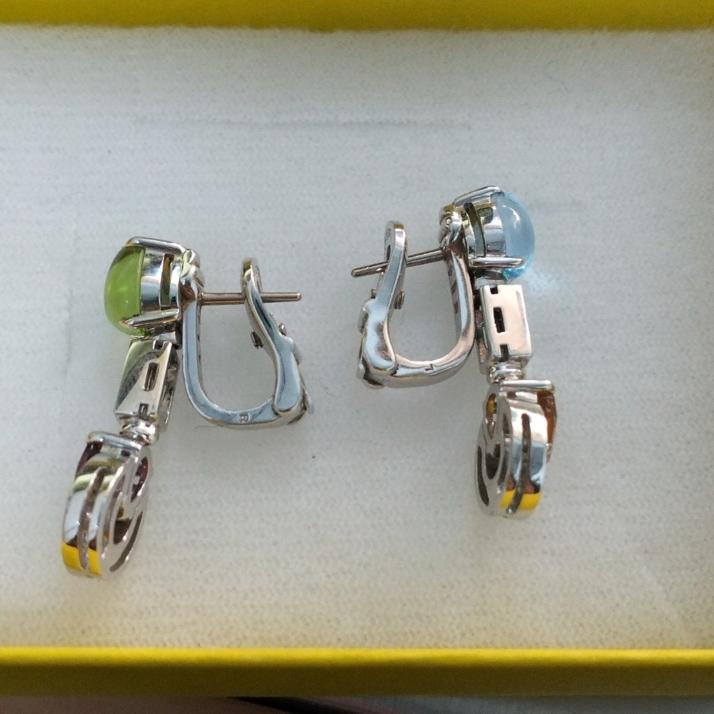 ARETES PAR ORO 18 K 12,00 GRMS (SEMINUEVO)