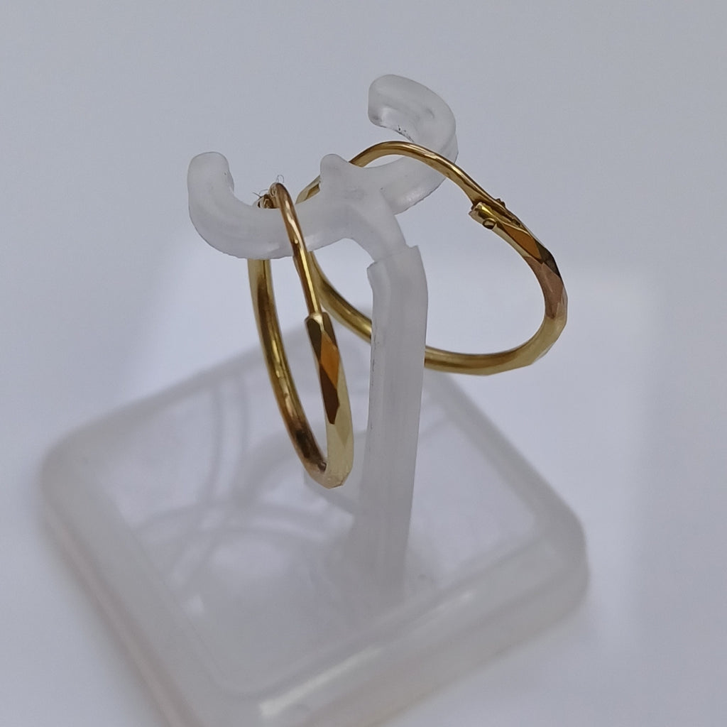 ARRACADAS PAR ORO 14 K 1,00 GRMS (SEMINUEVO)