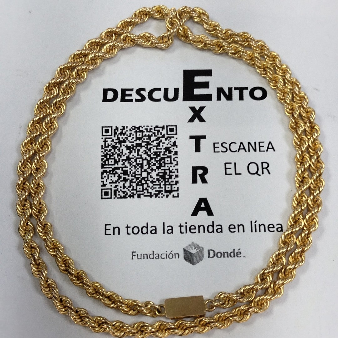 CADENA ORO 10 K 49.8 GRMS (SEMINUEVO)