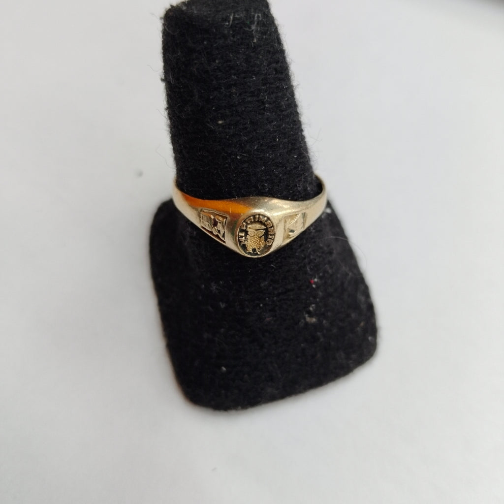 ANILLO DE GRADUACIÓN ORO 10 K 2.4 GRMS (SEMINUEVO)