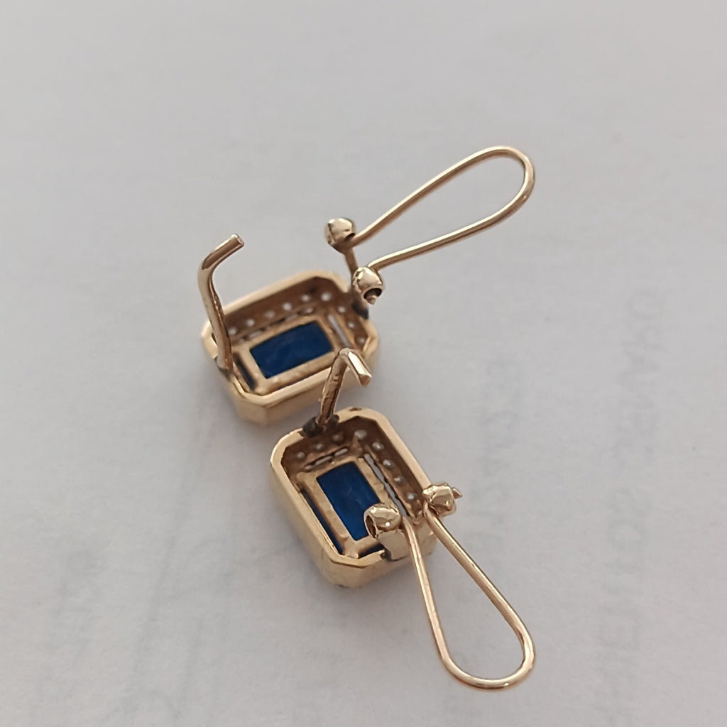 ARETES PAR ORO 14 K 2,30 GRMS (SEMINUEVO)