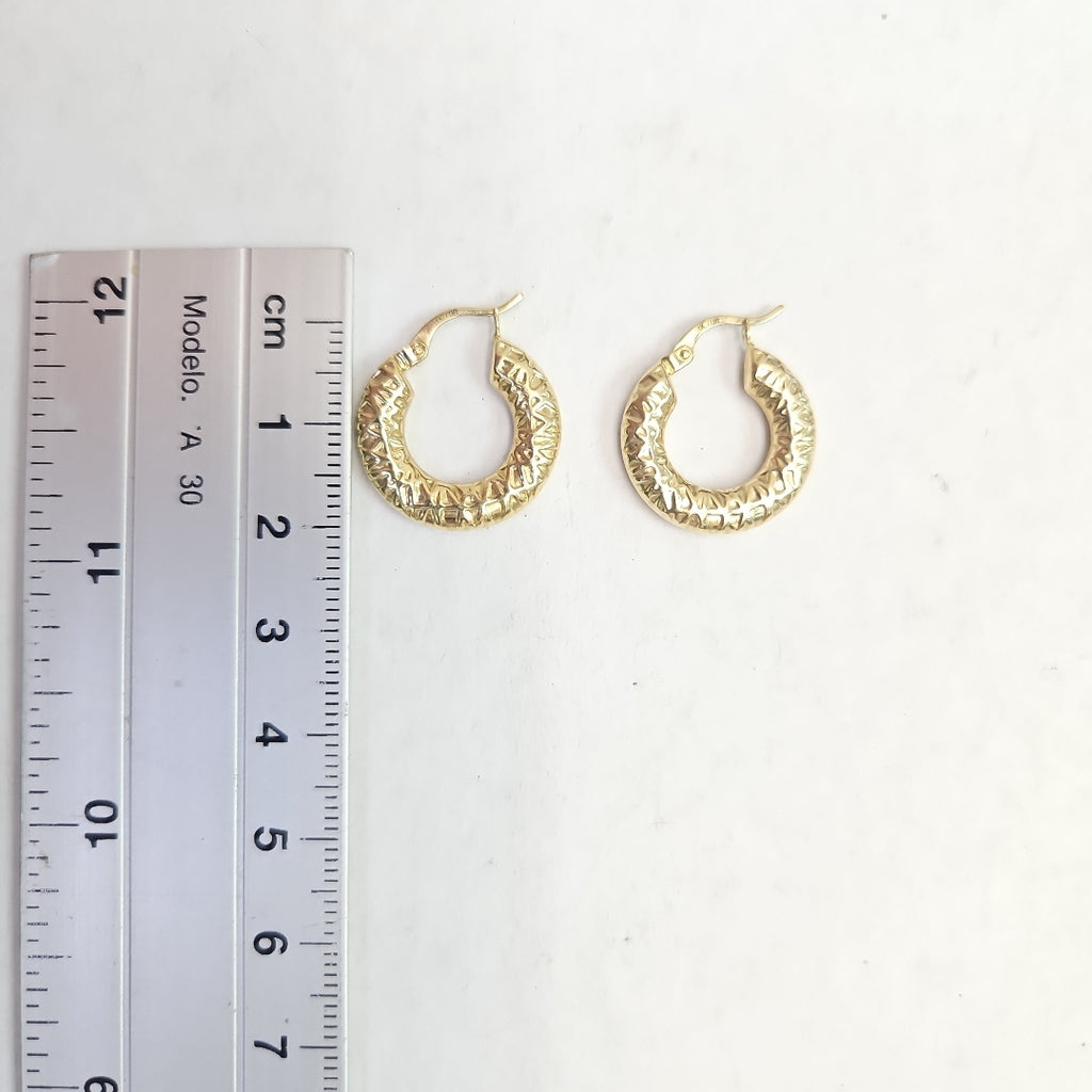 ARRACADAS PAR ORO 14 K 1.9 GRMS (SEMINUEVO)