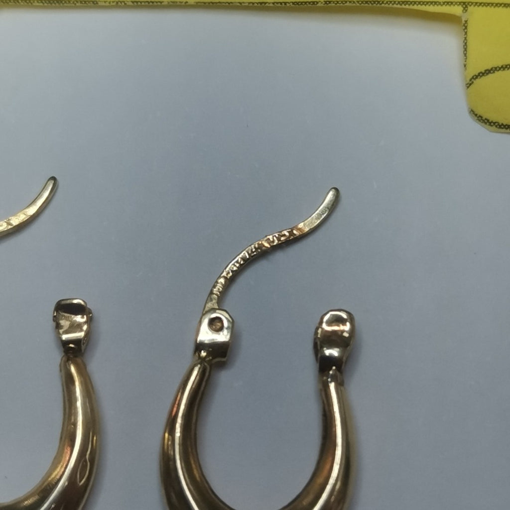 ARETES PAR ORO 14 K 1.1 GRMS (SEMINUEVO)