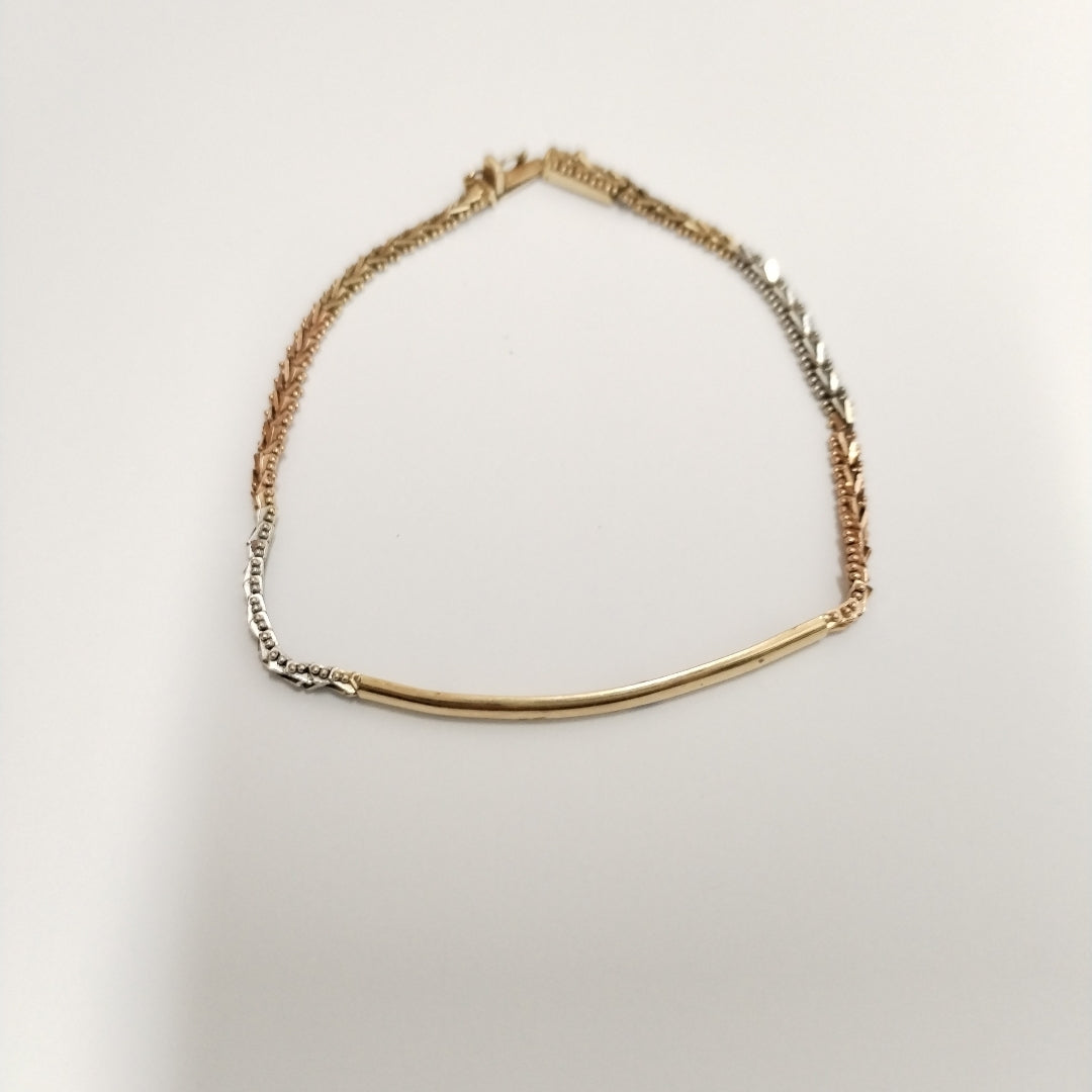 ESCLAVA ORO COMBINADO 14 K 6,70 GRMS (SEMINUEVO)