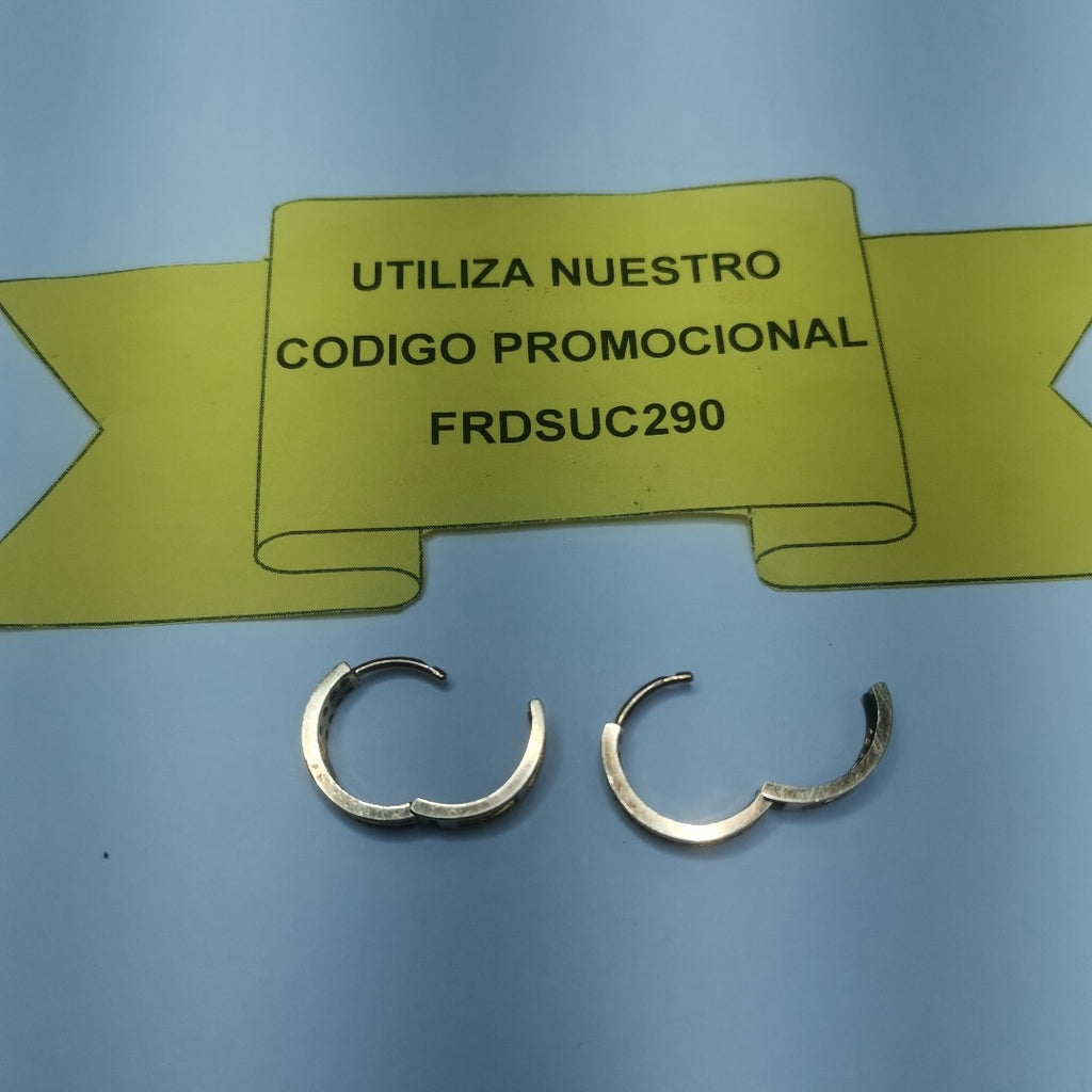 ARETES PAR ORO 14 K 2.8 GRMS (SEMINUEVO)