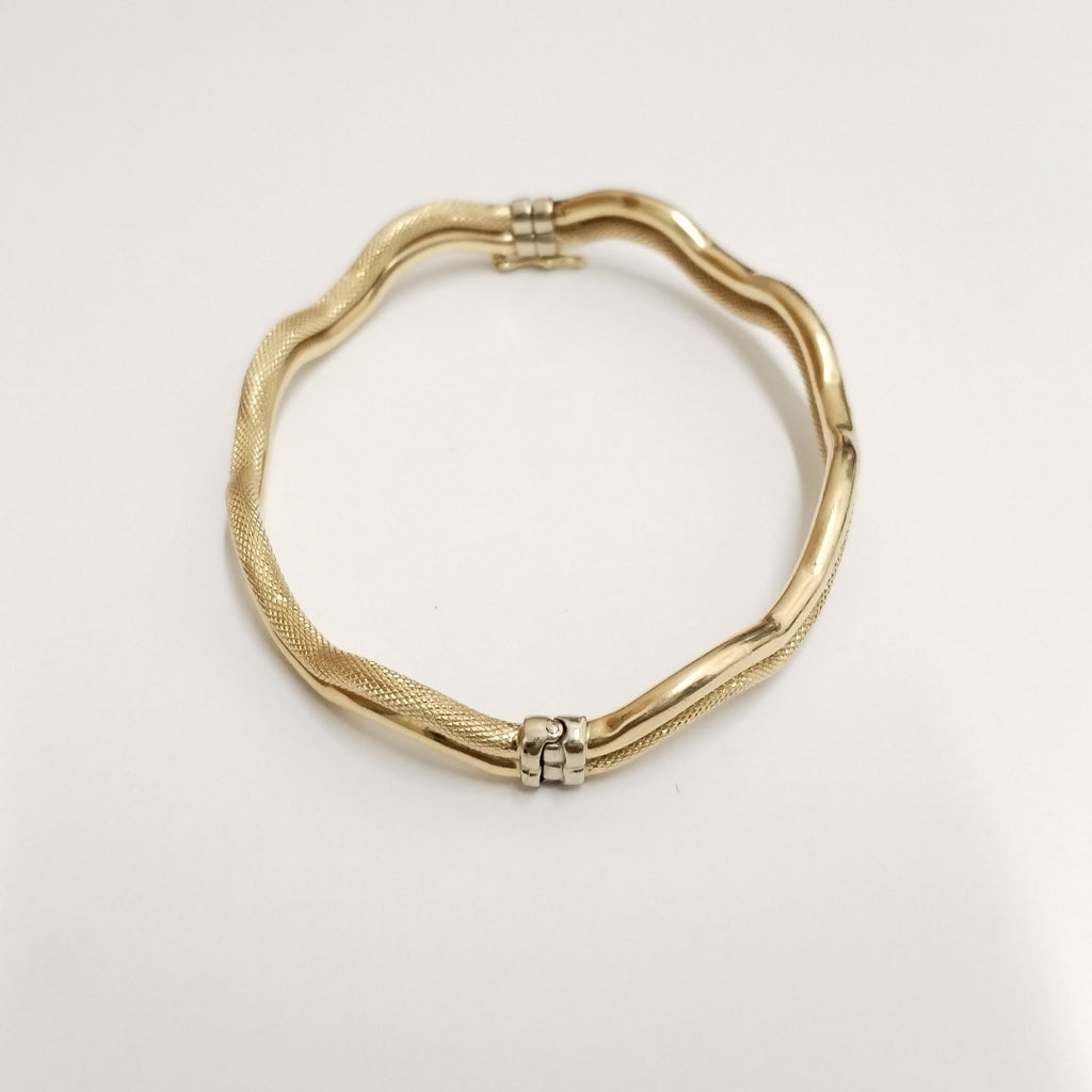 PULSERA RIGIDA ORO 14 K 9.1 GRMS (SEMINUEVO)