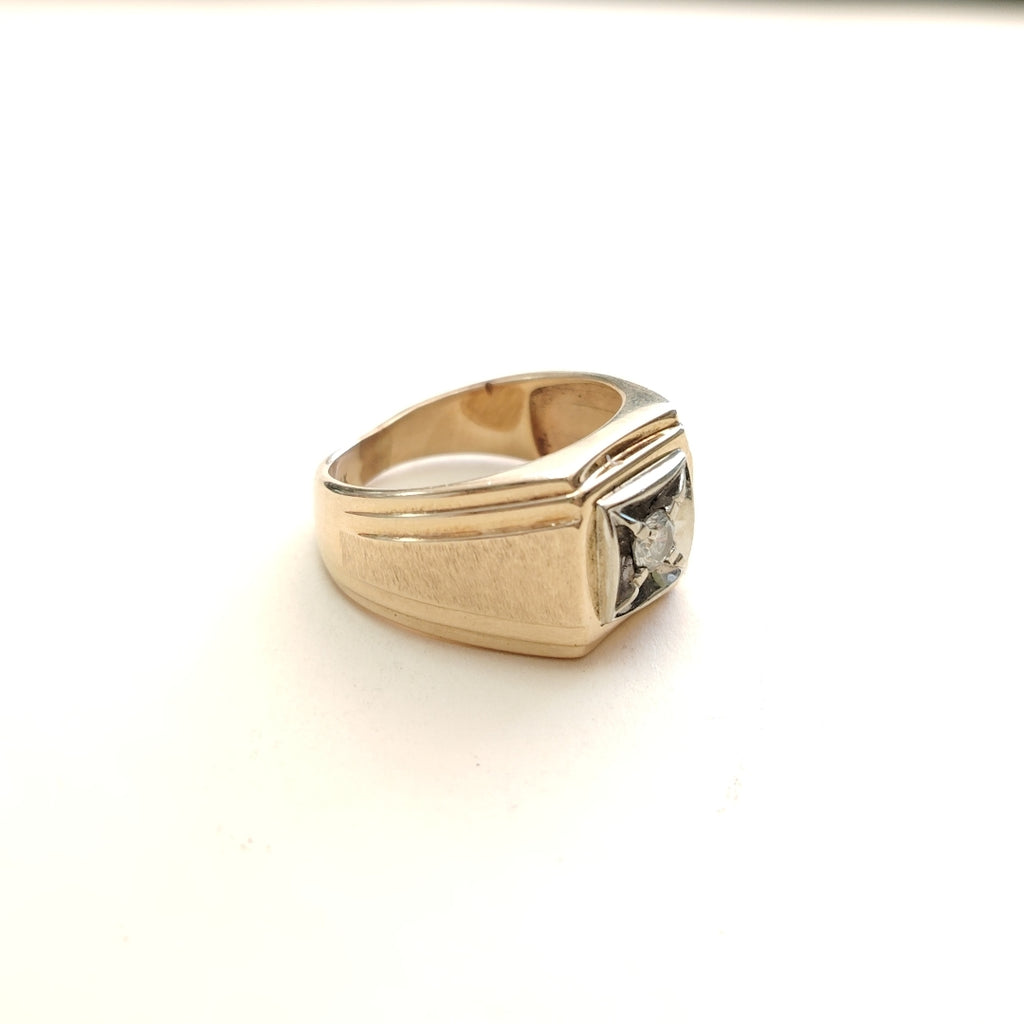 ANILLO ORO, RODIADO 14 K 6 GRMS (SEMINUEVO)