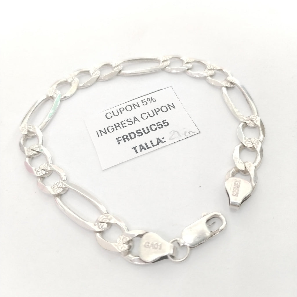 PULSERA PLATA 13,60 GRMS (SEMINUEVO)