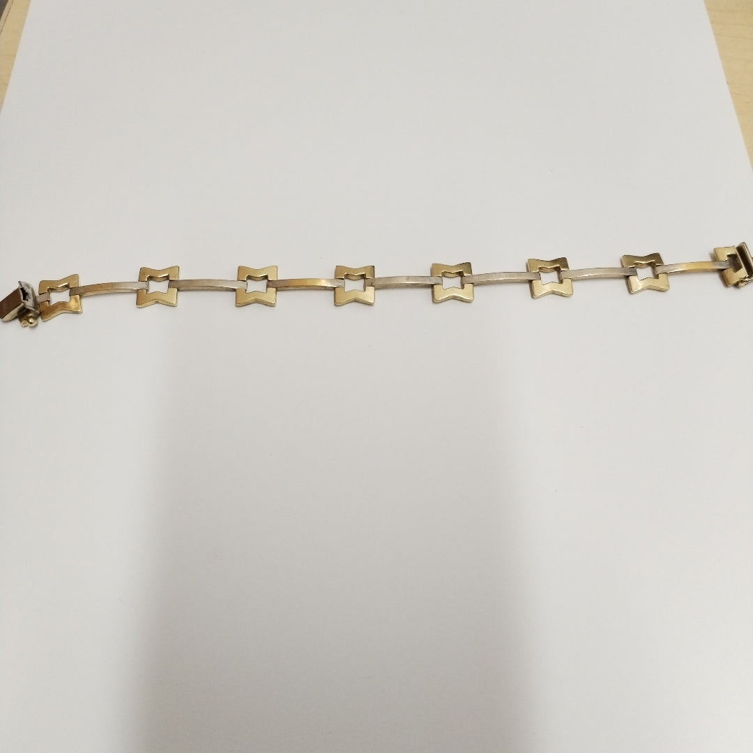 PULSERA ORO, ORO COMBINADO 14 K 10.8 GRMS (SEMINUEVO)