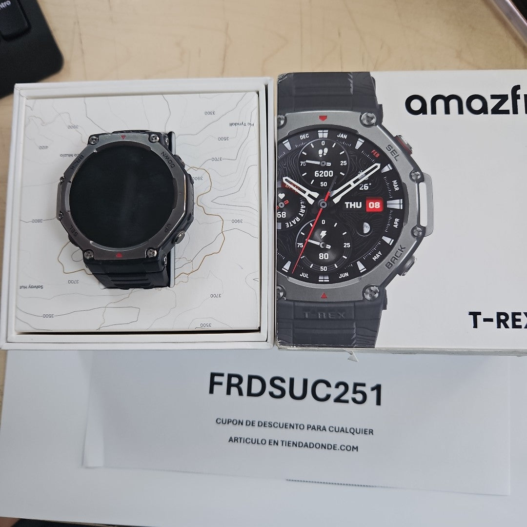 SMARTWATCH AMAZFIT T-REX 3 A2323 48 MM BLUETOOTH (SEMINUEVO)