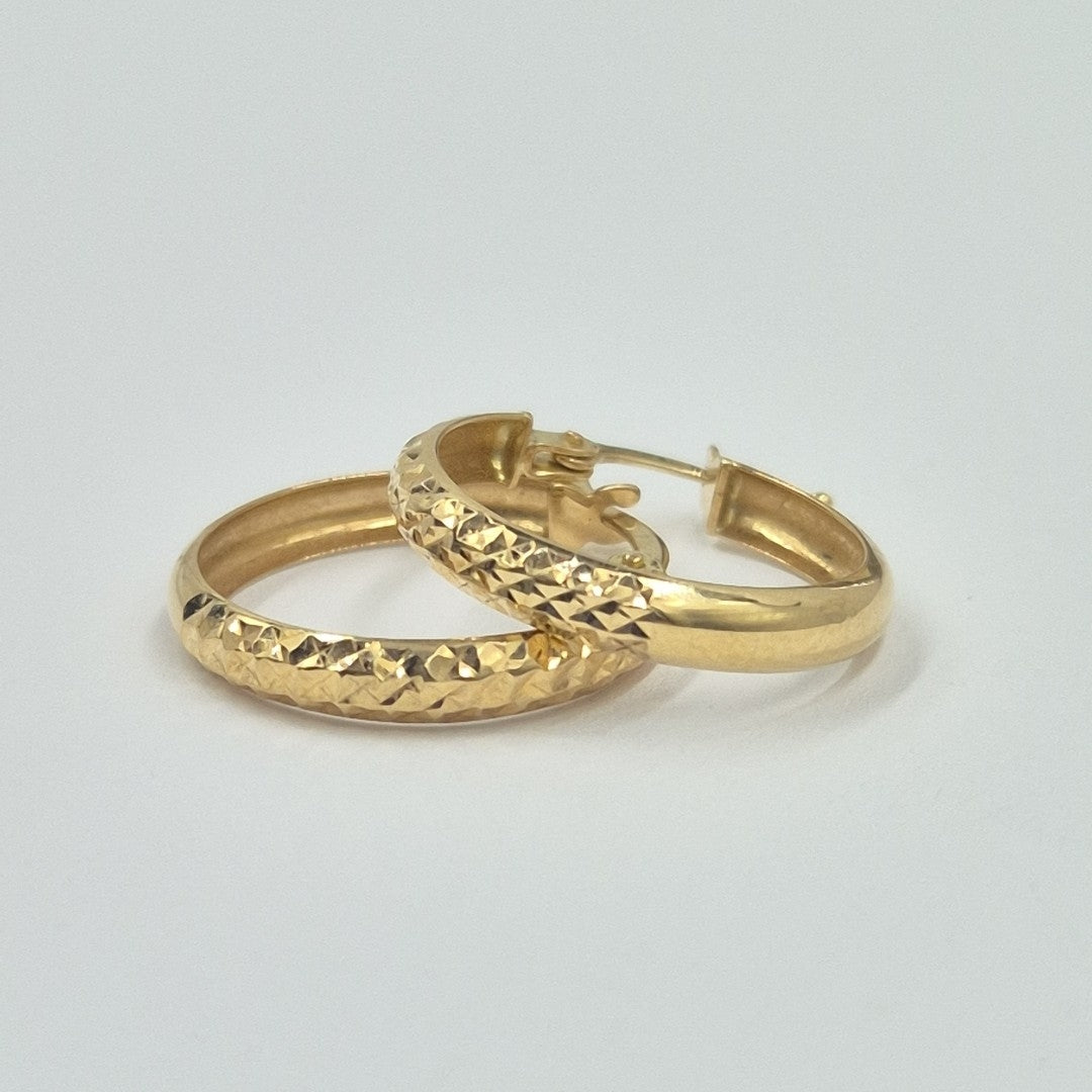 ARRACADAS PAR ORO 14 K 1,40 GRMS (SEMINUEVO)