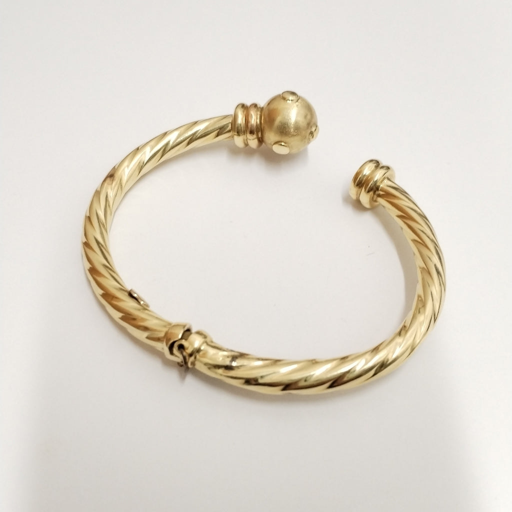 PULSERA RIGIDA ORO 14 K 13.6 GRMS (SEMINUEVO)