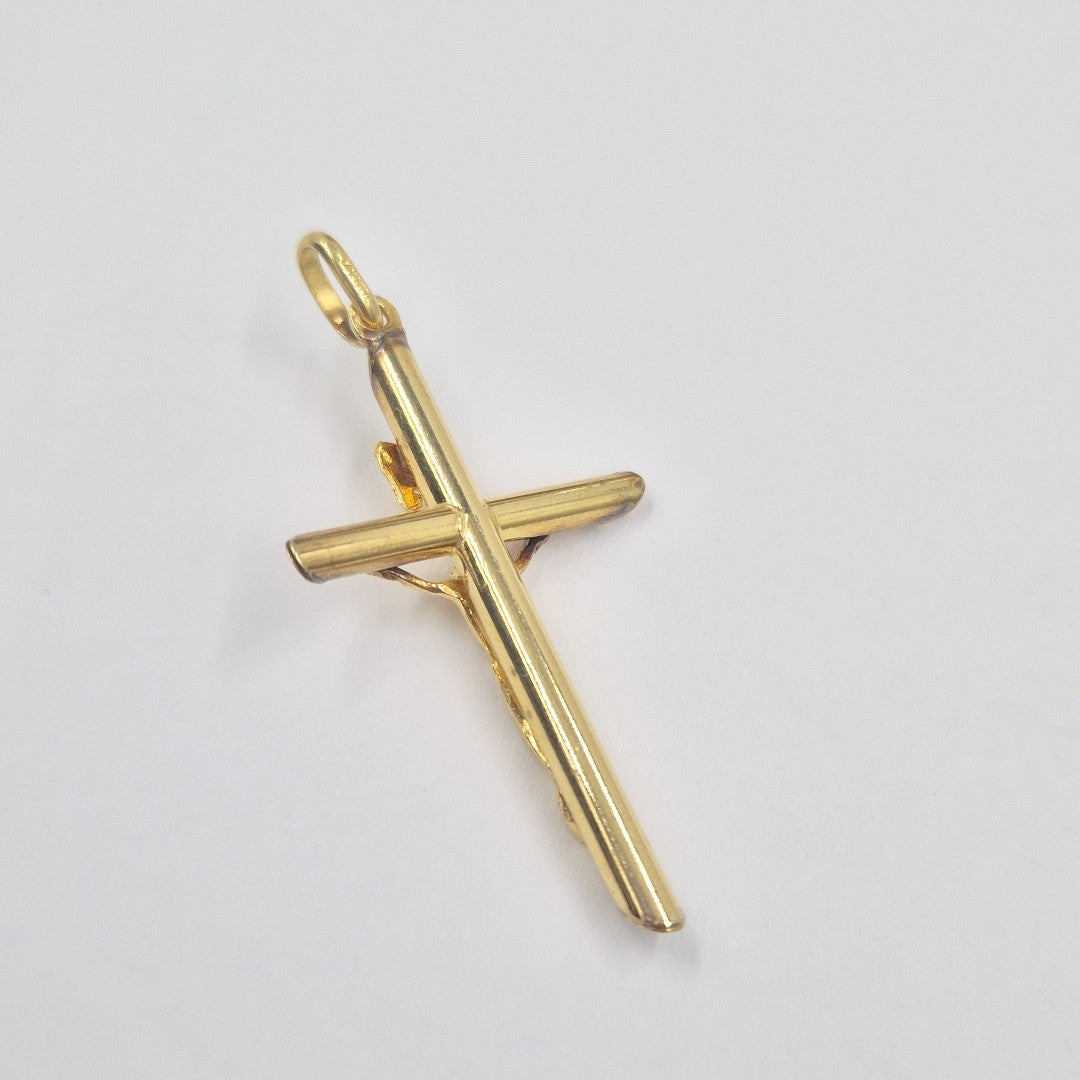 CRUCIFIJO ORO 14 K 2,30 GRMS (SEMINUEVO)