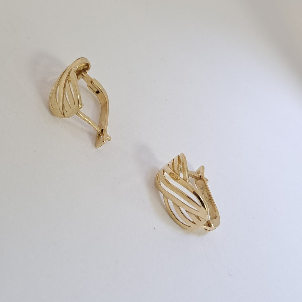 ARRACADAS PAR ORO 14 K 3,70 GRMS (SEMINUEVO)