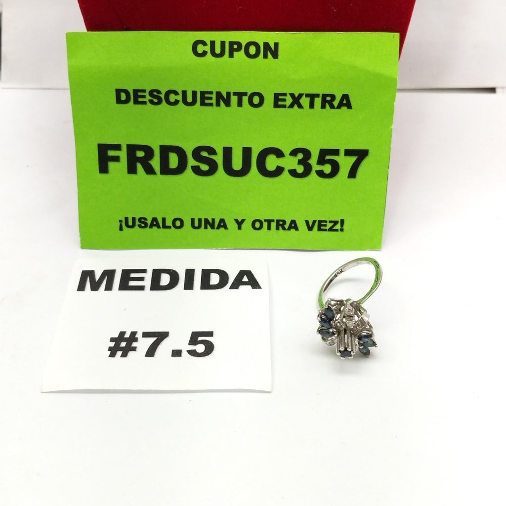 ANILLITO ORO,ORO BLANCO 14 K 5,70 GRMS (SEMINUEVO)