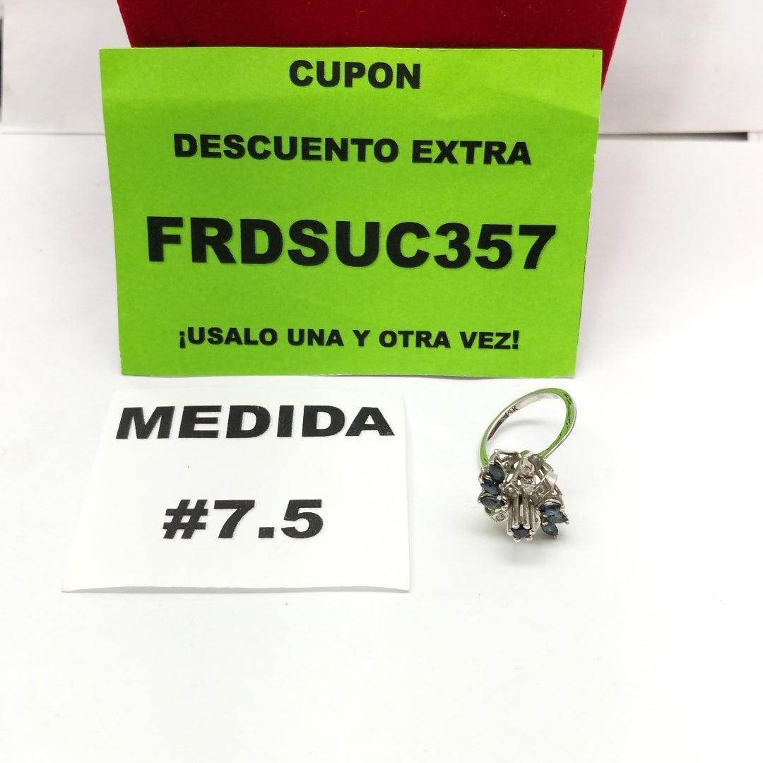 ANILLITO ORO,ORO BLANCO 14 K 5,70 GRMS (SEMINUEVO)