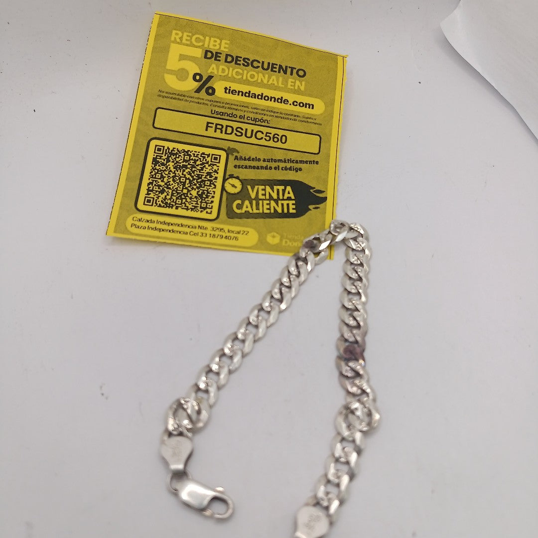 PULSERA PLATA 13,70 GRMS (SEMINUEVO)