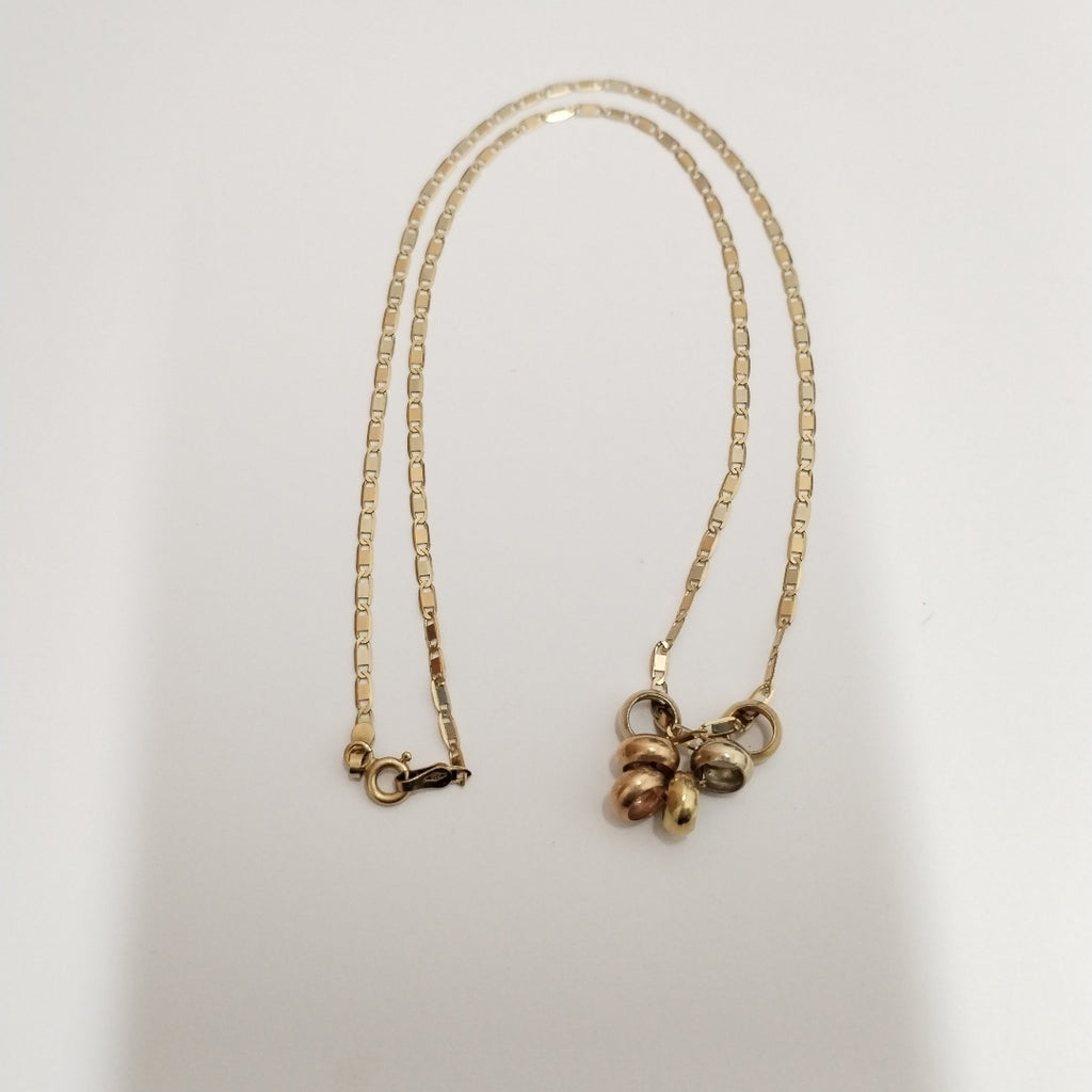 CADENA ORO, ORO COMBINADO 14 K 4.1 GRMS (SEMINUEVO)