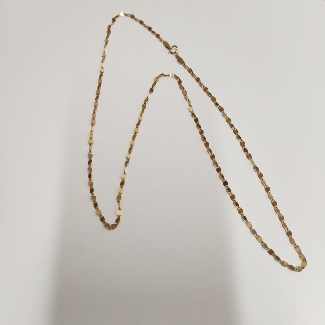 CADENA ORO 14 K 3.2 GRMS (SEMINUEVO)