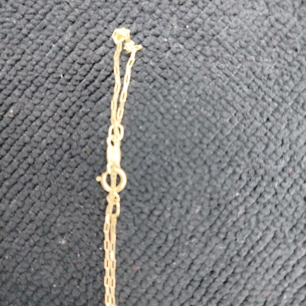 CADENA, MEDALLA RELIGIOSA ORO 10 K 1.7 GRMS (SEMINUEVO)