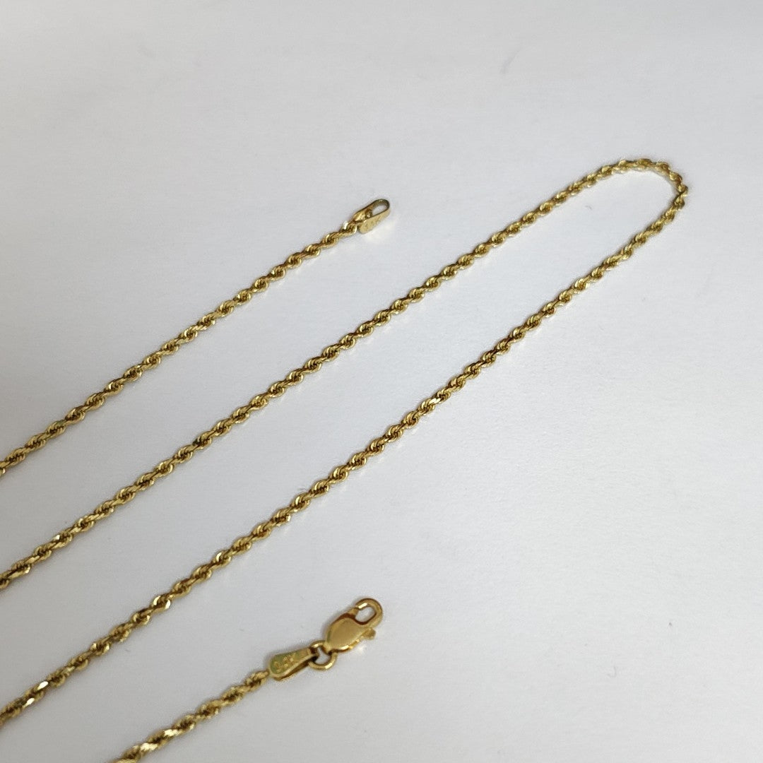 CADENA ORO 14 K 4.6 GRMS (SEMINUEVO)