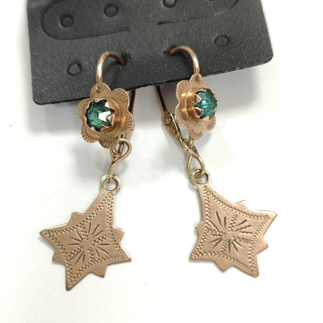ARETES PAR ORO 8 K 2.2 GRMS (SEMINUEVO)