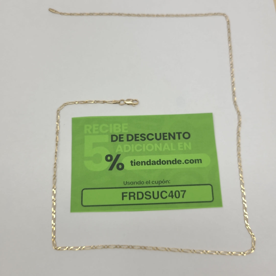 CADENA ORO 14 K 4.7 GRMS (SEMINUEVO)
