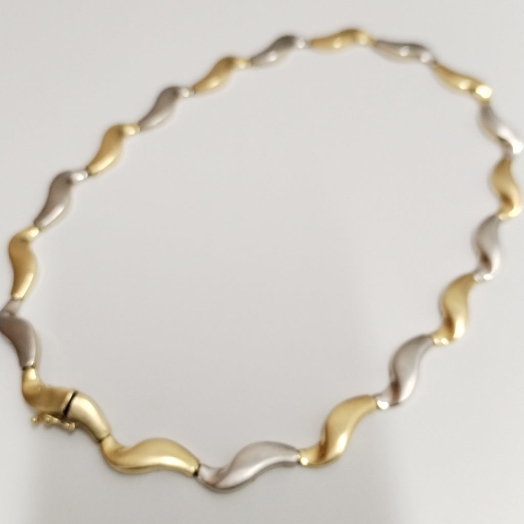 GARGANTILLA ORO COMBINADO 14 K 21.2 GRMS (SEMINUEVO)
