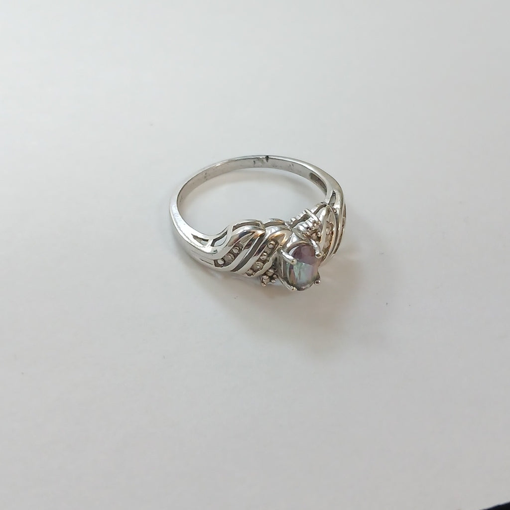 ANILLITO ORO BLANCO 14 K 4,10 GRMS (SEMINUEVO)