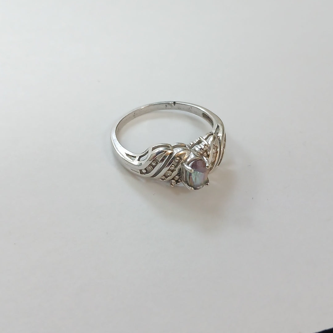 ANILLITO ORO BLANCO 14 K 4,10 GRMS (SEMINUEVO)