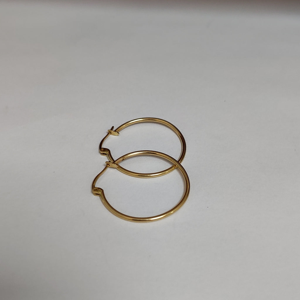 ARRACADAS PAR ORO 14 K 2.4 GRMS (SEMINUEVO)