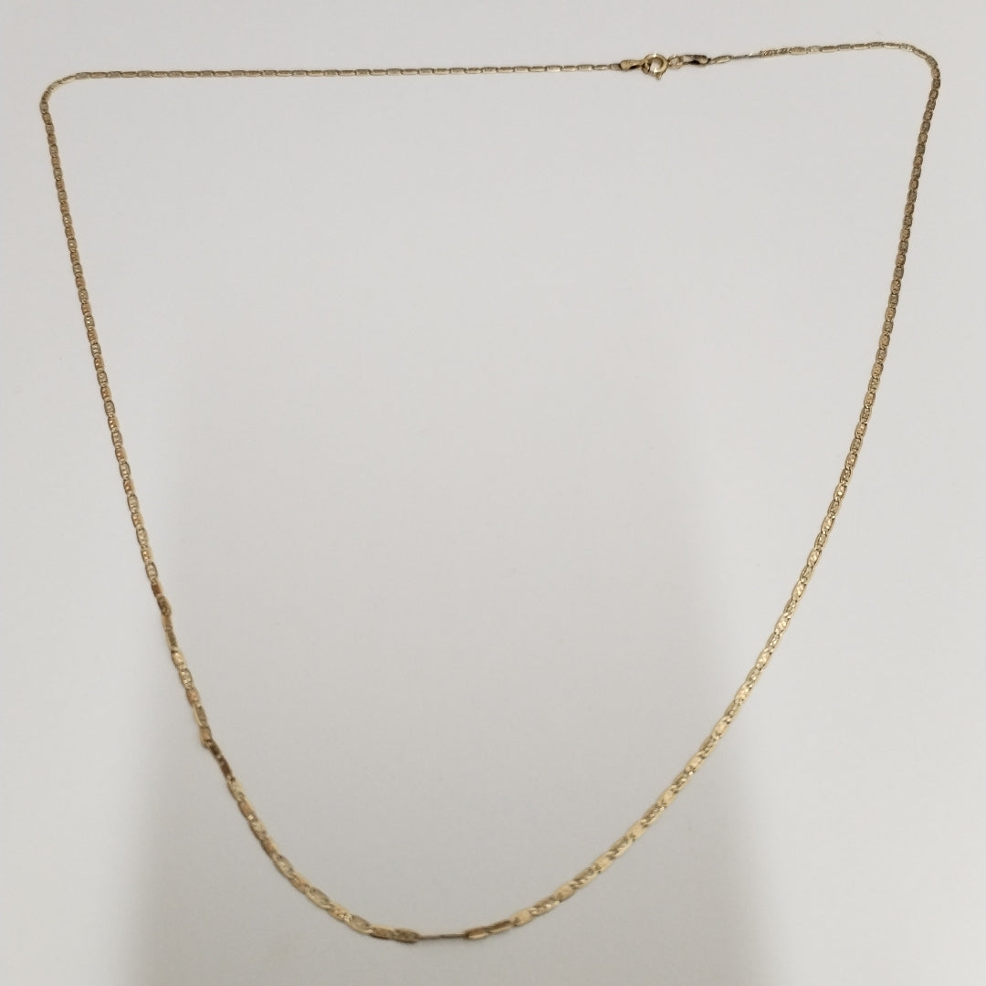CADENA ORO, ORO COMBINADO 14 K 2.7 GRMS (SEMINUEVO)